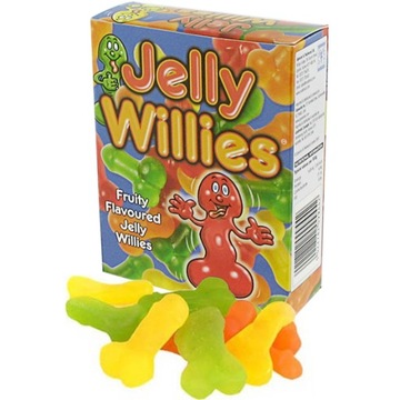 JELLY WILLIES OWOCOWE CUKIERKI JAK PENISKI ŻELOWE