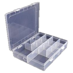 Organizer Pudełko 14 przegródek 21x17x4cm FV(1681)