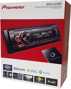 PIONEER MVH-S310BT РАДИО USB BLUETOOTH MP3 FLAC