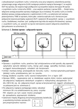 SIMON 54 lampka oprawa schodowa LED biała 230V