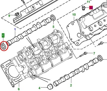 САЛЬНИК РАСПРЕДВАЛА LAND ROVER FREELANDER