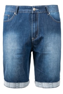 Duże Cienkie Krótkie Spodnie Spodenki Szorty Jeans Męskie Dżins L0002 116cm