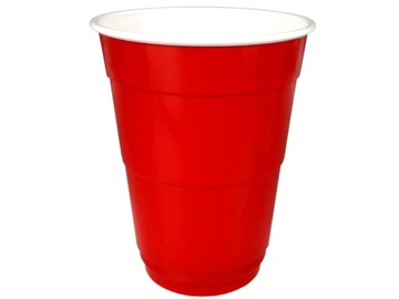 AMERYKAŃSKIE CZERWONE kubki beer pong RED 50szt.