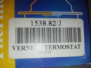 TERMOSTAT UKŁADU CHŁODZENIA 1538.82 FIAT TEMPRA