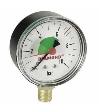 Diamond manometr 63mm 10Bar dolny 1/4