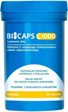 FORMEDS BICAPS WITAMINA C 1000MG 60KAPS CZYSTA