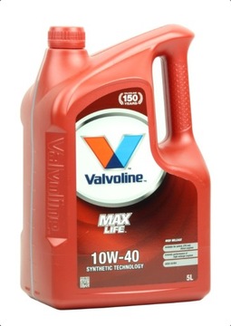 VALVOLINE OLEJ 10W40 MAXLIFE 5L