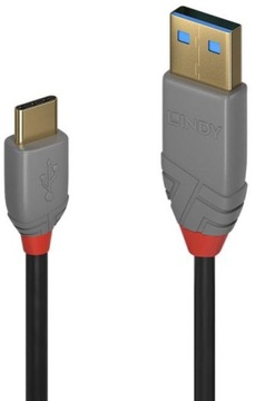 КАБЕЛЬ LINDY 36886 USB 2.0 A - C ANTHRA LINE 1 М