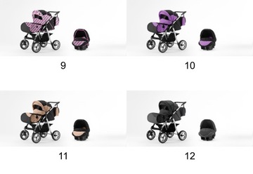 3 в 1 — ЛЕГКАЯ КОЛЯСКА + СИДЕНЬЕ ISOFIX — 45 цветов