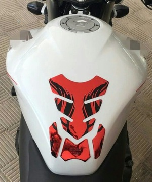 Tank pad RED Honda Suzuki Yamaha Kawasaki + GRATIS