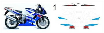 Suzuki Gsxr Gsx R 600 750 1000 K1,K2,K3+ наклейки