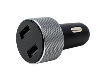 ROCK Sitor LED Ładowarka Samochodowa 2x USB 3.4 A