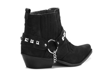 Nowość! Kowbojki z ćwiekami, model 630 skóra 39-46