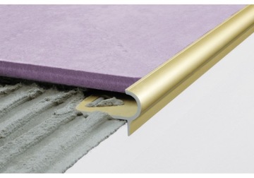 A80 Profil schodowy półokrągły SREBRO 100cm