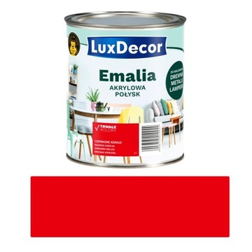 Emalia Luxdecor POŁYSK 0,75l CZERWONE KORALE