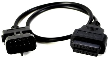 Adapter Przejściówka Kabel OBD2 Opel OBD1 10pin 10 PIN SOLIDNY OBD 2