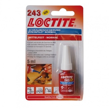 Loctite 243 5ml KLEJ DO GWINTÓW do M36 ŚREDNIA MOC