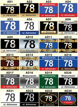 Адрес адресной таблички в дом