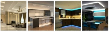 2mb Алюминиевый профиль, тонкая плитка FLAT, серебро + LAMP