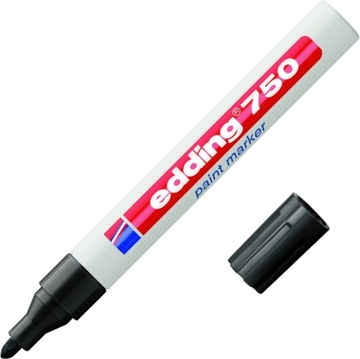 Маркер EDDING 750 с черным масляным лаком, 3 шт.