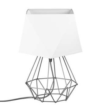 Lampka nocna LOFT S abażur Diament basket druciana