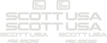 Велосипед SCOTT USA с белыми наклейками 2-7C РАЗНЫХ ЦВЕТОВ