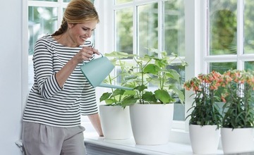 фото ориг. №5, Design white watering can elho brussels 1, 8l