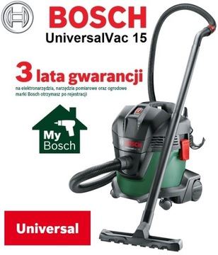 Промышленный пылесос 1000 Вт Bosch UniversalVac 15