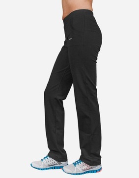 Sportowe Spodnie Dresowe Damskie Dresy Bawełniane RENNOX 107 4XL/30 czarne