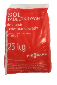 Sól tabletkowa zmiękczacz wody 25 kg VIESSMANN.