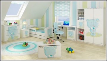 Łóżko OSKAR X BABY BOO 160x80 mat. pianka-kokos PB