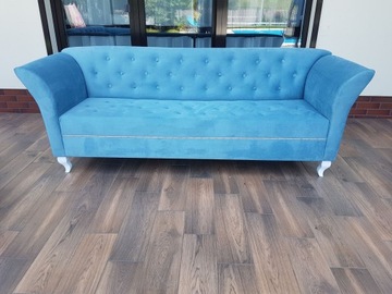 STYLOWA SOFA KANAPA PIKOWANA CHESTER Z ĆWIEKAMI