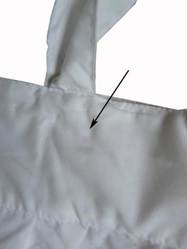 Terranova, biała torebka z twarzą worek