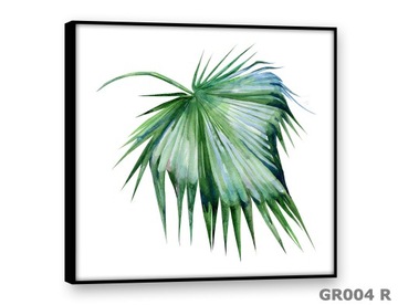 Картины на холсте 40х40 Современная картина ПАЛЬМА