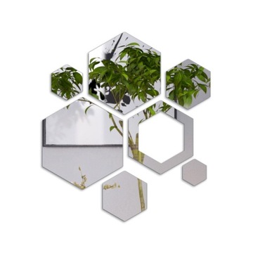 Lustro akrylowe 75x85cm HEXAGONS
