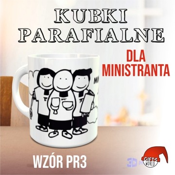 Kubek ministranta, prezent dla księdza, parafia