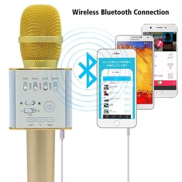 БЕСПРОВОДНОЙ КАРАОКЕ-МИКРОФОН, ДИНАМИК BLUETOOTH