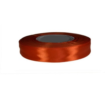 Tasiemka satynowa 12mm 32mb CEGLANY 8030 wstążka