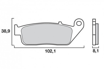 Колодки передние Brembo 07HO3005 HONDA CB 600 F HORNET