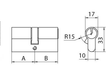 фото ориг. №2, Repair kit drum door brass 35/ 50 gerda