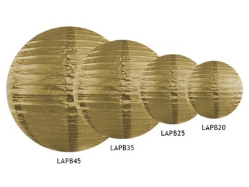 ЛАМПИНГИ Абажуры Шарики 35см Золото LAP35-019