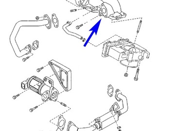 Заглушка EGR Mazda 3 5 6 CX7 AWD 2.0 2.2 CiTD