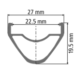 Обод DT Swiss M 442 29 дюймов, 28 отверстий