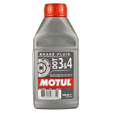 PŁYN HAMULCOWY MOTUL DOT 3&4 BRAKE FLUID 500 ml 0,5 l DOT4 DOT3 DOT 3 DOT 4