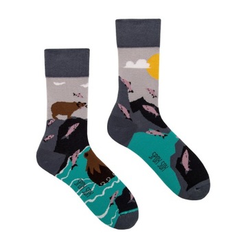 Ponožky vianočné darčeky farebné vtipné darčeky na Vianoce 36-39