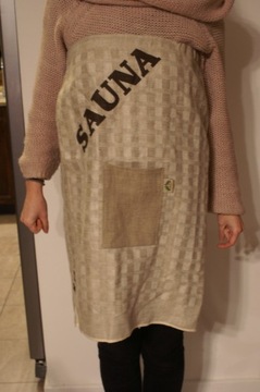 RĘCZNIK KILT lniany 100% LEN SAUNA BASEN PROMOCJA