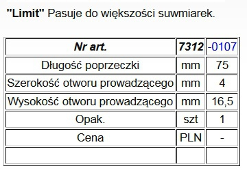 ОГРАНИЧИТЬ ПЕРЕХОД ИЗМЕРЕНИЯ ГЛУБИНА 75x4x16,5 мм