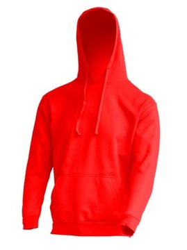 Bluza z kapturem męska - Czerwona - XXL