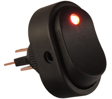 Переключатель с помощью светодиодного красного 12 В 20А