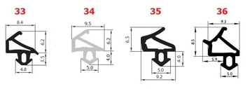 ALUPLAST S-1560 Уплотнитель оконный